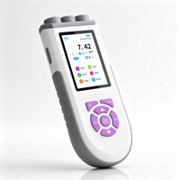Medidor Portátil de pH/Conductividad/Oxígeno Disuelto de Alta Precisión Zetron PCD10 con Software para Uso Industrial y de Laboratorio