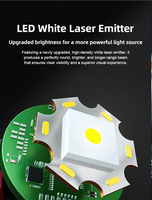 Lampe torche LED tactique professionnelle haute puissance, rechargeable, étanche et longue portée, solution d'éclairage extérieur