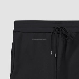 Survêtement d'hiver décontracté pour homme en polaire 100% polyester respirant avec logo frontal et fermeture à cordon de serrage, motif uni - Product Image 2