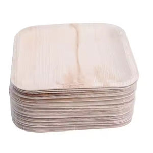 Palmy Eco Friendly Biodegradable <b>Disposable</b> Natural Compostable Areca Palm Leaf Bamboo Plate <b>Tableware</b> Dinnerware - Product Image 3
