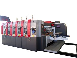 <span class=keywords><strong>Máquina</strong></span> Flexográfica de Alta Velocidad Serie Gykm <span class=keywords><strong>para</strong></span> Impresión, Ranurado y Troquelado de <span class=keywords><strong>Cartón</strong></span> Corrugado <span class=keywords><strong>para</strong></span> la Fabricación de Cajas de Pizza - Product Image 1