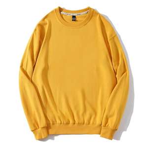 Fabricant Vente de gros Logo personnalisé Ras du cou Pull Pull French Terry Femmes Hommes Drop Shoulder Sweatshirt - Product Image 4