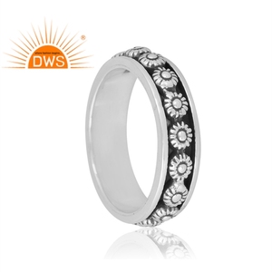 Diseño caliente 925 Plata de ley Nuevo anillo de banda Diseño personalizado Joyería para mujer Regalo para ella. - Product Image 2