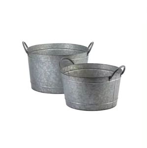 Venta al por mayor Maceta de plantas Diseño antiguo Macetas colgantes galvanizadas Macetas de alta calidad para uso en el jardín - Product Image 2