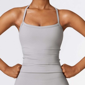 Débardeur respirant pour femmes, doux, extensible, sans manches, basique, décontracté, vente en gros, fabricant OEM - Product Image 4