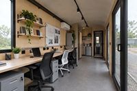 Maisonnette préfabriquée Eco Style 20 pieds, type cabane en bois, à économie d'énergie, pour parc naturel et tourisme durable