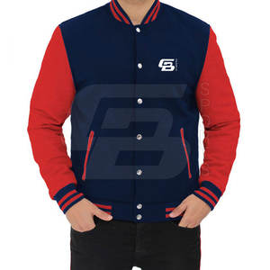 Veste d'université Lettermen coupe-vent de haute qualité pour hommes Logo personnalisé support en tissu léger tissage non tissé-pour l'hiver Service OEM - Product Image 3