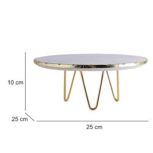 ฐานวางเค้กหินอ่อนปรับแต่งได้สำหรับงานฉลองครบรอบ ช่วยเพิ่มความโดดเด่นให้กับการจัดแสดงของหวานด้วยการตกแต่งอย่างหรูหราและพรีเมียม - Product Image 2