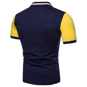 Chemises polo en coton polyester lavé, chemise polo durable pour le travail et les vêtements décontractés, matière respirante en mélange de coton - Product Image 2