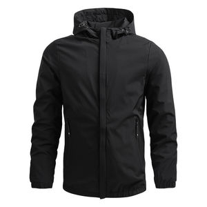 Spring and Autumn Crop Jackets Waterproof Windbreaker Outdoor Windbreaker Wholesale Mens Custom Softshell Jacket 2026 - Product Image 2