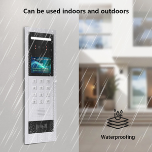 4.3 인치 스마트 초인종 카메라 와이드 앵글 카메라 쉬운 설치 모니터링 및 Tuya APP 도어 폰 인터콤 - Product Image 5