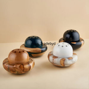 Quemador de Incienso Artesanal de Resina y Madera de Primera Calidad Tradebyd, Antiolor, para Decoración Moderna del Hogar - Product Image 1