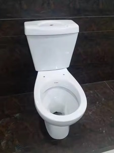 Date indien deux pièces en céramique placard à eau toilette WC bas prix lavage rond siège conception en gros produits sanitaires produits - Product Image 5