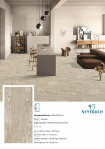 Fabrication Skytouch Carrelages de sol en céramique émaillée polie pour salon très populaires 60x60cm 60x120cm pour la décoration intérieure pour la maison de luxe - Product Image 3