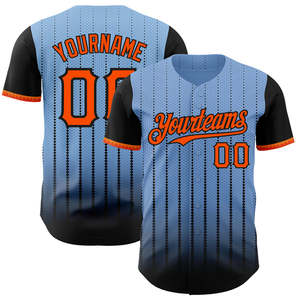 Fournisseur authentique de maillot de baseball en vrac tissu léger respirant conception de nom et de numéro personnalisés pour les clubs et les écoles - Product Image 1