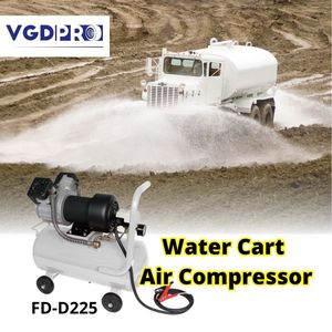 Bomba de compresor de aire para camión, alta eficiencia, resistente al agua, ciclo largo, DC, sin aceite, pistón doble, potente, tanque de 25 litros, 48V - Product Image 3