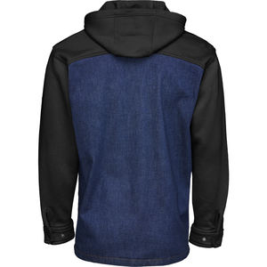 Combinaison de travail en polyester haute visibilité pour homme, veste et pantalon multi-poches, respirante, grande taille, atelier d'usine, mécanicien - Product Image 6