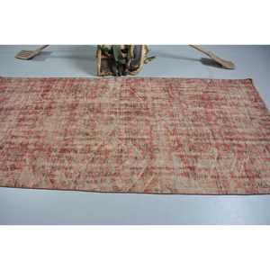 พรมวินเทจสไตล์ตุรกี ขนาด 4.2x8.9 ฟุต พรมลายสัตว์สีแดง ทำจากขนสัตว์ - Product Image 3