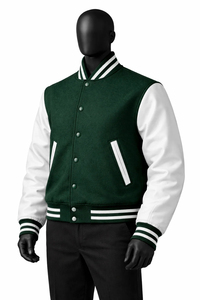 Veste de baseball de haute qualité avec impression de logo personnalisé, veste simple pour homme, coupe-vent, veste varsity pour le printemps et l'automne - Product Image 2