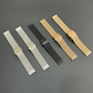 Iprg สายนาฬิกาสเตนเลสสตีลขัดเงา5N พับได้แบบหัวเข็มขัด - Product Image 4