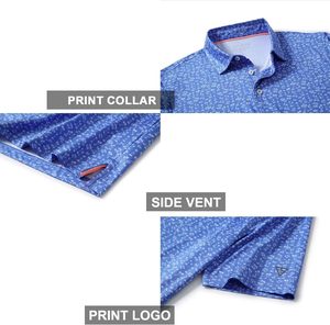 เสื้อโปโลลำลองผู้ชายคุณภาพสูงแห้งเร็วปักลายสำหรับเสื้อโปโล - Product Image 4