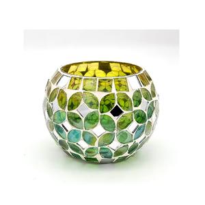 Bougeoir en mosaïque de verre de style européen à la mode multicolore de luxe bougeoir chauffe-plat - Product Image 6