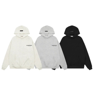 Sweat à capuche unisexe essentiel personnalisé 100% coton French Terry de haute qualité en polaire d'hiver avec logo frontal Coupe ample pour hommes - Product Image 1