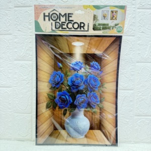 Vendita calda 3D <span class=keywords><strong>adesivi</strong></span> da parete con cornice per foto pianta di fiori per soggiorno divano sfondo decorazioni per la casa - Product Image 1