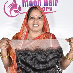 New Times <b>product</b> quality <b>hair</b> Frontal Wavy natural shine soft silky healthy <b>texture</b> strong weft quantity available for Sale - Product Image 3