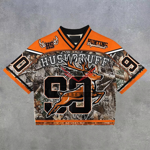 Camiseta de Malla de Fútbol Americano de Alta Calidad, Personalizada con Impresión Digital, Manga Corta, Unisex, Transpirable, de Secado Rápido, OEM - Product Image 4