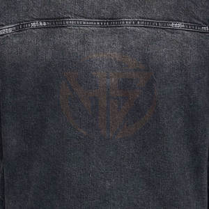 Veste en jean pour homme en coton 100% à prix bas, logo personnalisé, vente en gros, respirante, pour usage extérieur, veste d'hiver pour homme - Product Image 6