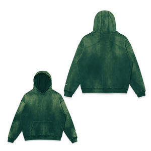 Sudadera con Capucha para Hombre, 550 g/m², Gruesa, Efecto Desteñido por el Sol, 100% Algodón, Invierno, Personalizada con Bolsillo Lateral Teñido Liso, Impresión Digital - Product Image 6