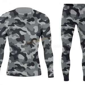MMA Rash Guard Set para hombre Camisa de compresión de manga larga Ropa deportiva de gimnasio personalizada Pantalones de entrenamiento Jiu Jitsu Grappling Ropa - Product Image 5