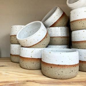 ชุดแก้วเซรามิกพร้อมจานรอง ชุดกาแฟเซรามิกพร้อมจานรอง แก้วมัคไม่มีหูพร้อมจานรอง ชุดแก้วน้ำเซรามิกทันสมัย ชุดแก้วกาแฟ - Product Image 3