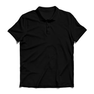 Polo de manga corta con logotipo de empresa manufacturera de alta calidad 2025 para hombres - Product Image 4