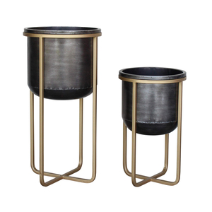 Nouveau grand Pot de plante rectangulaire extérieur nordique personnalisé jardinière fibre argile ciment jardin Pot de fleur - Product Image 1