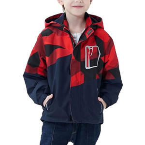 Chaqueta Cortavientos para Niños, Diseño Resistente al Agua, Chaqueta Cortavientos para Niños para Actividades al Aire Libre y Viajes - Product Image 1