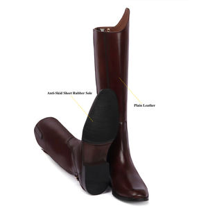 Servicio OEM de alta calidad Logotipo personalizado Western Equestrian Nuevas botas de equitación Botas largas de cuero para montar a caballo - Product Image 6