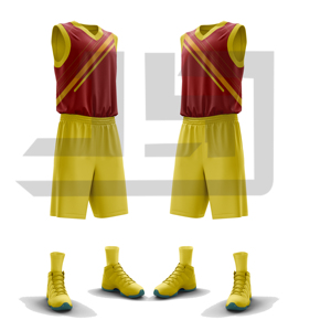 Uniformes de Baloncesto al por Mayor para Equipos, Camisetas y Pantalones Cortos Impresos con Tecnología de Absorción de Humedad para Escuelas, Clubes y Academias Deportivas - Product Image 1