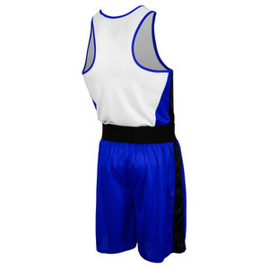 100% polyester, nouvelle mode, meilleure qualité, vente en gros, uniformes de boxe rouges, impression personnalisée, ensemble de veste et short de boxe, vente en gros - Product Image 1