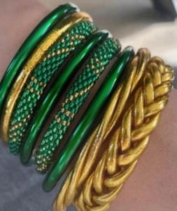 Bracelets et bracelets en laiton de mode pour les collections de bijoux de dame de mode de l'Inde en gros en laiton moderne - Product Image 3