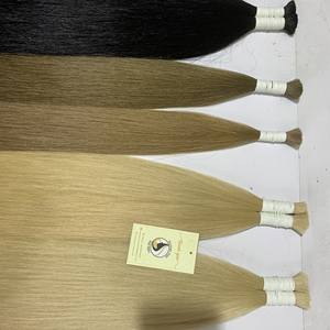 Extension de cheveux humains, paquet de cheveux brésiliens bruts, Extension de cheveux naturels, cheveux bruts non traités vendeur cabello humain naturel - Product Image 2