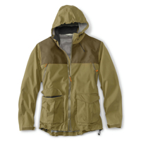 Capucha ajustable impermeable y resistente al viento, chaqueta de caza con forro de bolsillos, cómoda