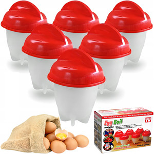 Moldes de Silicona Ecológicos para Huevos, Juego de Herramientas Multifuncionales para Huevos, Incluye Cocedor de Huevos, Rompehuevos, Anillo para Huevos, Taza para Huevos y Batidor - Product Image 1