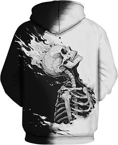 Ropa de invierno para hombres Sudaderas con capucha casuales de color sólido Sudaderas CON CAPUCHA DE MODA Sudaderas con capucha ajustadas para hombres - Product Image 1