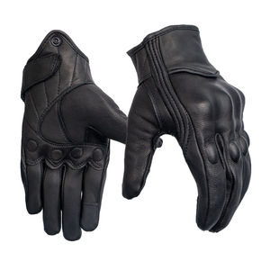 Mejor Precio Mejores Guantes de montar 100% Guantes de carreras de motos de cuero Buena calidad Guantes de carreras de motos Logotipo personalizado - Product Image 3