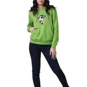 Sudadera con Capucha Extra Grande Personalizada para Mujer con Logotipo, Sudadera Holgada de Invierno 100% Algodón Ecológico con Logotipo Frontal y Cuello con Capucha - Product Image 2