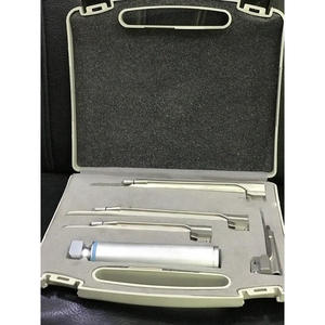 Ensemble de laryngoscope en acier inoxydable de haute qualité, 5 lames, 2 poignées, instruments chirurgicaux à commande manuelle, réglable, réutilisable - Product Image 4
