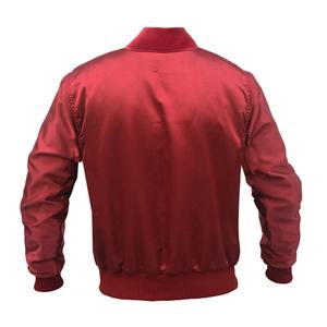 Chaqueta de satén de alta calidad al por mayor, chaqueta de satén de fabricación de fábrica, chaqueta de invierno de satén por encargo - Product Image 2