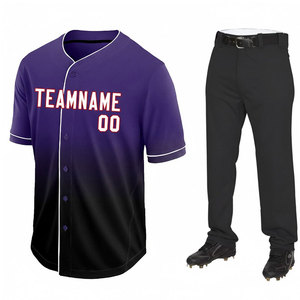 New <b>Design</b> Different Color Baseball Uniform According To Customer Demand Baseball Uniform For Sale - Product Image 1